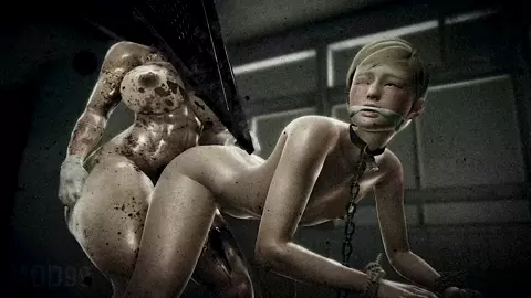 Futa Pyramid Head fucking femboy