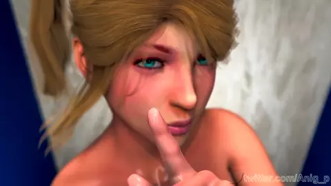 Juliet gives a handjob