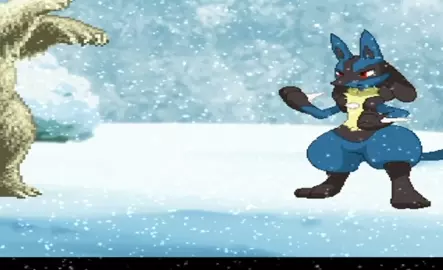 MUGEN - Polar Bear Finds LucarioM lost in the wilderness