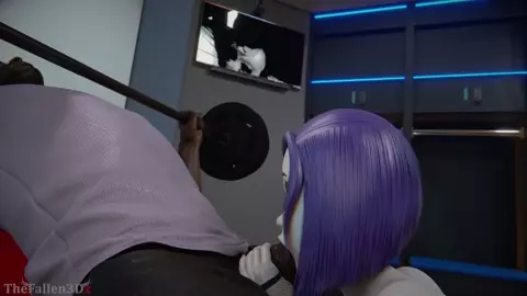 Raven BBC Blowjob [Thefallen3dx]