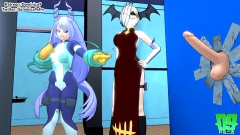 Nejire and Ryukyu in a Glory Hole