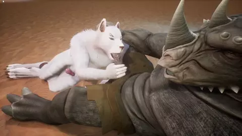 Hardcore werewolf pounding (Gay)