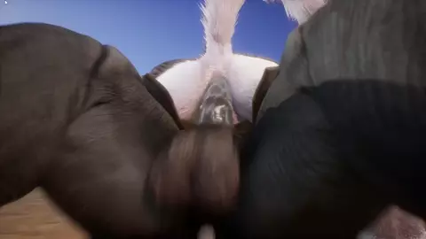 Hardcore werewolf pounding (Gay)