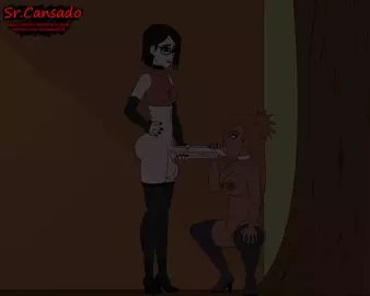 Sarada and Akimichi [Sr.cansado]