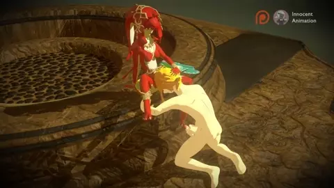 InnocentAnimation: Link and Mipha spend some time together