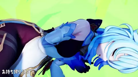 I brought home a sleeping Ganyu [poko●●●]