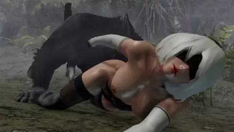 2B looses to Big Bad Werewolf  [Lizard3469]