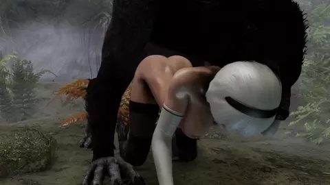 2B looses to Big Bad Werewolf  [Lizard3469]