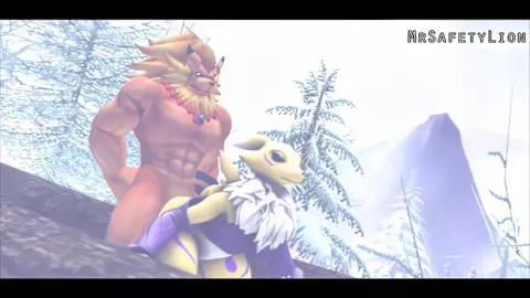 Leomon and Renamon [1080p]