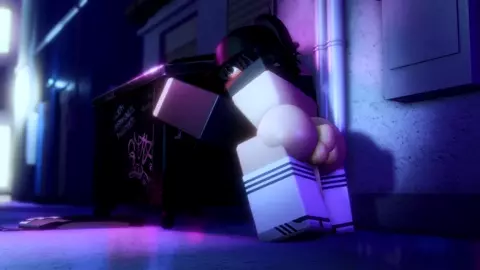 May does it in an alleyway