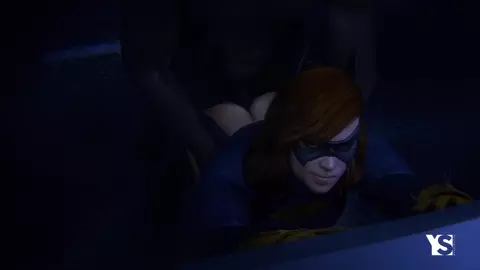 Batgirl gets a surprise attack from behind from local Gotham thug. [Youngiesed]