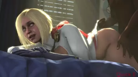 A quicke for Powergirl between JL patrols. (black) [Quick e]