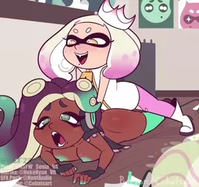 Splatoon After Party with Marina and Pearl [Futa x Female]