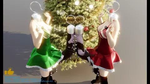 [Boldfinger42] Pepper & Minty having fun on Christmas Day