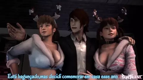 Dead or Alive traduzido Pt-Br Christmas Creampie Surprise: Biscuit Squad