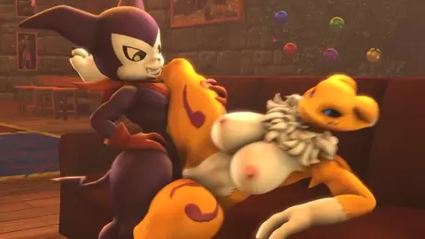 Renamon Penetrated by Impmon Part 2 [Aryentai]