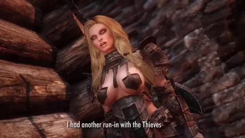 The Dragonborn meets Mjoll the Lioness by Izzyguy1234