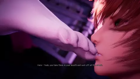 Footjob, worship and licking