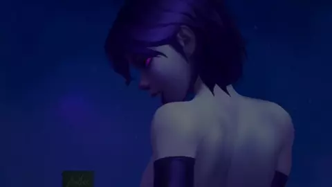 Raven and bb during new years eve (Aemowne) x (Evulart)