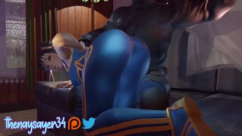 Chun Li - Spanking