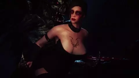 Vampire Groupie Sorceress Fucks Gargoyle by Glimix