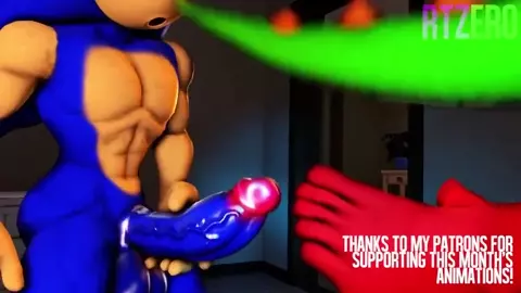 Sonic and Knuckles and Vector Hot Sex [RTZero]