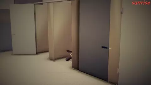 [MMDSunrise] Luo Tianyi bound and fucked in bathroom by insect