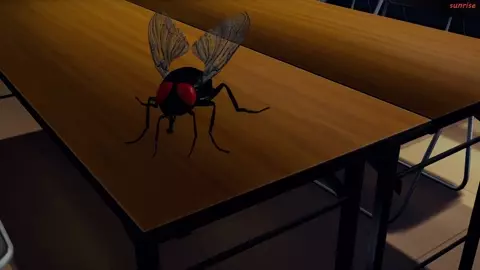 [MMDSunrise] Insects catch Haku masturbating in school