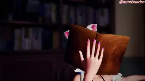 [MMDSunrise] Catgirl Haku sucks insect cock