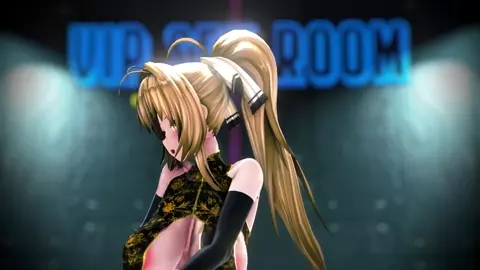 Isuzu Sento dances and gets fucked in VIP club room by BlueeToufu