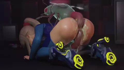 Samus with Bugs [nocturnalone]