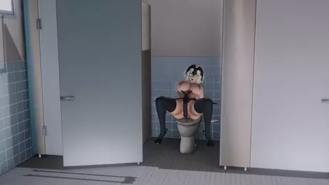 (Goutouren) Jeanne D'arc saber fucks insect in bathroom stall