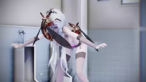 [Goutouren] Haku insect fuck to music