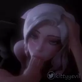 Ahri blowjob (kittyyevil)