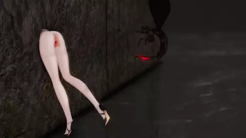 [Miaoshaquan] Keqing stuck in wall and fucked by cockroach