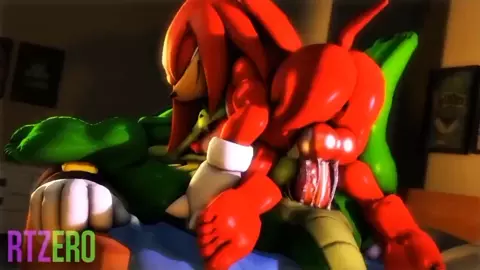 Knuckles and Vector Hot Sex [RTZero]