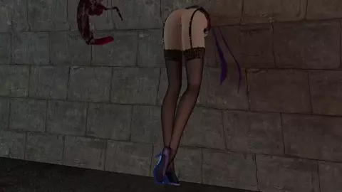 Raiden Mei stuck in wall and fucked by insects (Miaoshaquan)