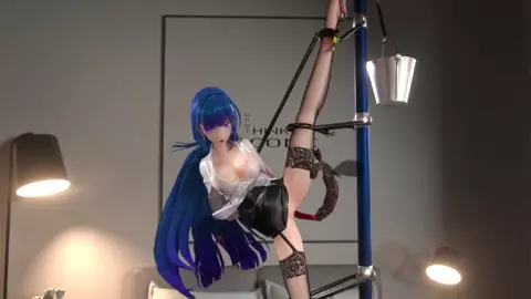 Raiden Mei bondage with insects and dog (Miaoshaquan)