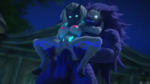 kindred x wolf (TwitchyAnimation)