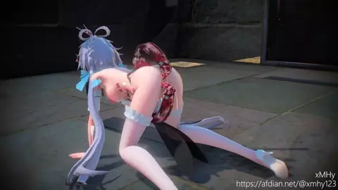 Luo Tianyi and Haku fucked in jail part 2 by xmhy