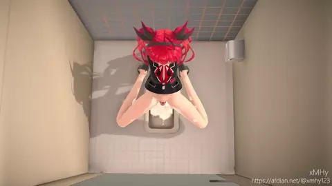 Itsuka Kotori fucked by insect in bathroom video by xmhy