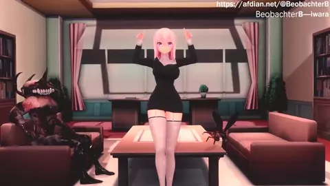 Lilia dance and insect fuck by BeobachterB