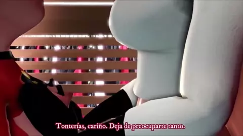 Helen and Violet Parr in the changing room (no security camera guy) (Sub Español)