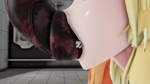 Insect sex with Suika in bathroom by HeHe233