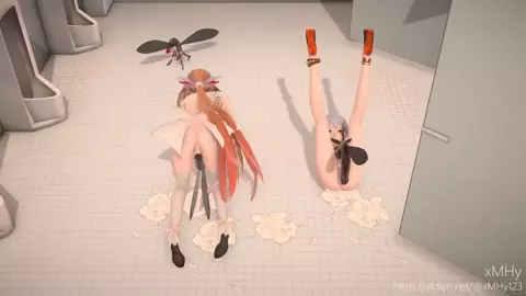 Insect fuck in bathroom by xmhy
