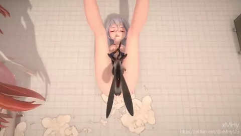 Insect fuck in bathroom by xmhy