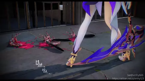 Honkai Impact Rita ambushed by insects (xmhy)