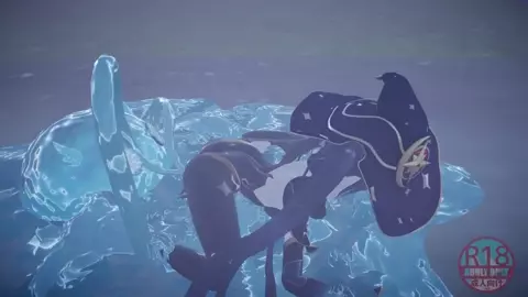 [DysonMMD] Mona trapped by slime part 2