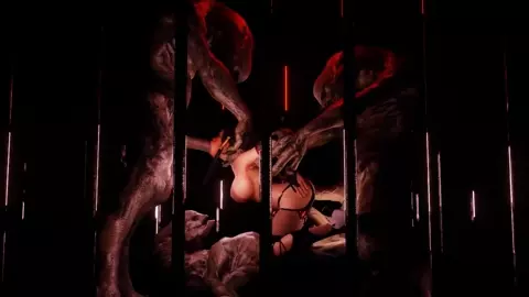 Nyotengu Airtight Relentless GangBang By Huge Monster Dicks