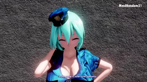 Bitchy Cop Miku in trouble